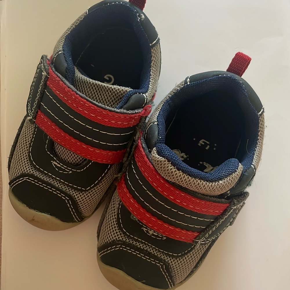 Pediped Toddler Shows Navy and Red